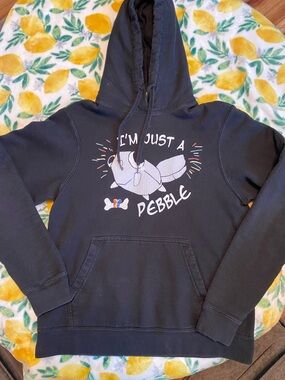 I'm Just a Pebble DANDYS WORLD Hoodie - Black